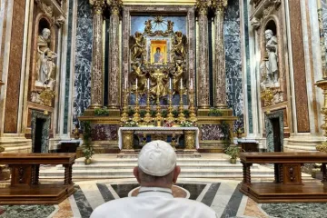 Papa Francisco em Santa Maria Maior.
