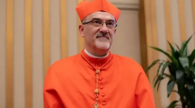O patriarca católico latino de Jerusalém, cardeal Pierbattista Pizzaballa ?? 