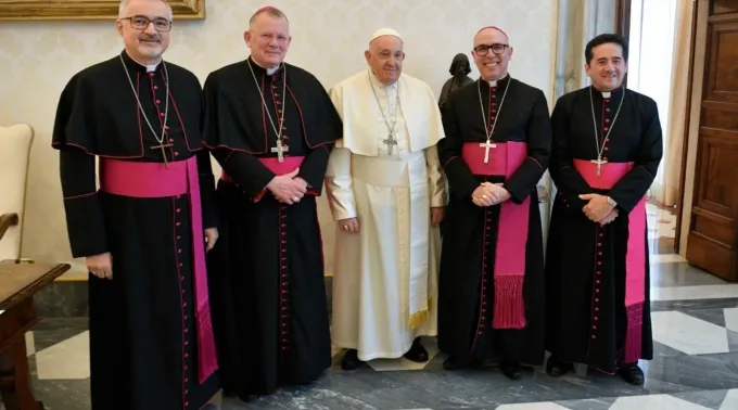 Presidência da CNBB com o papa Francisco