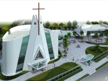 Projeto da igreja de Santa Rita, no Rio de Janeiro