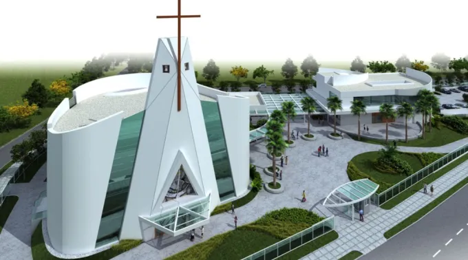 Projeto da igreja de Santa Rita, no Rio de Janeiro