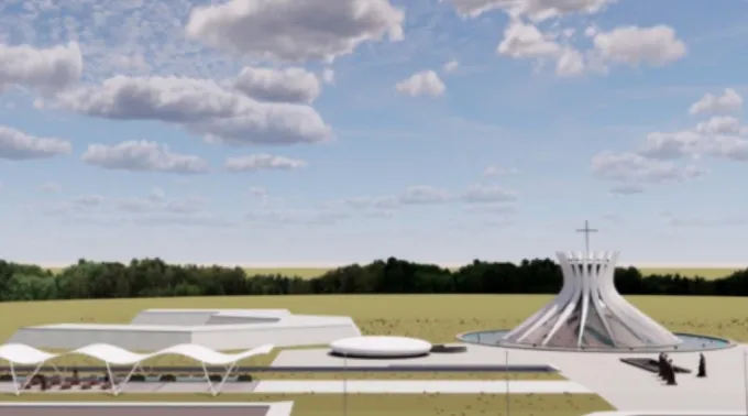 Projeto da revitalização da catedral de Brasília