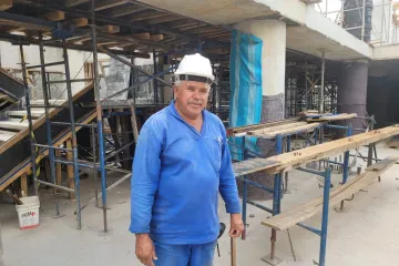 Raimundo Nonato, armador da construção do prédio de 17 andares da Missão Belém em São Paulo (SP).
