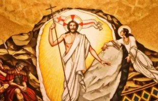 Mosaico da Ressurreição de Cristo na Basílica Nacional da Imaculada Conceição em Washington D.C.