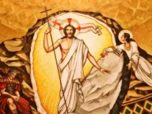 Mosaico da Ressurreição de Cristo na Basílica Nacional da Imaculada Conceição em Washington D.C.