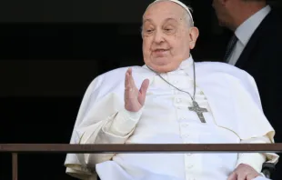 Papa Francisco saúda e abençoa fiéis antes de retornar ao Vaticano no último domingo (23).