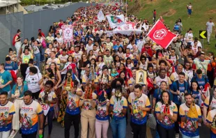 Romaria da Pastoral da Juventude ao santuário de Aparecida