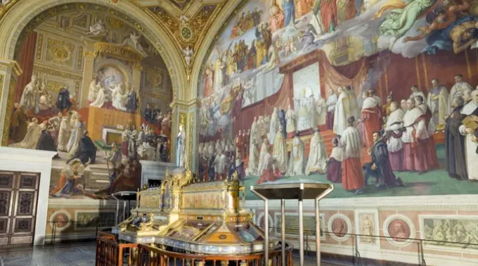“Sala da Imaculada” no Palácio Apostólico. ?? 