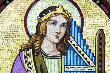 Mosaico de Santa Cecília.