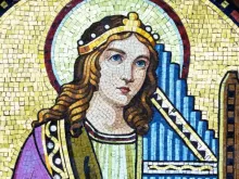 Mosaico de Santa Cecília.