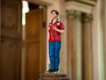 Imagem de são Carlo Acutis.