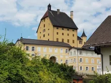 Castelo de Goldenstein, sede do convento para o qual as freiras agostinianas voltaram.