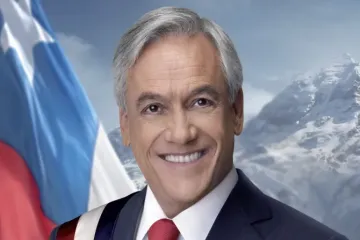 Foto oficial de Sebastián Piñera, ex-presidente do Chile.