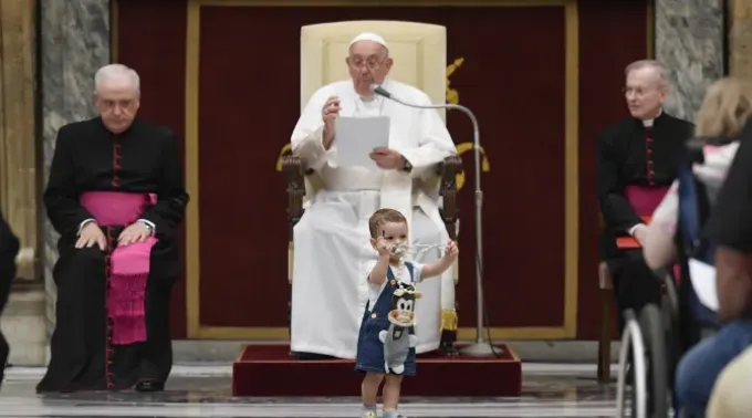 O papa recebe em audiência os Oblatos Beneditinos, 15 de setembro de 2023 ?? 