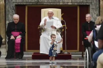 O papa recebe em audiência os Oblatos Beneditinos, 15 de setembro de 2023
