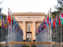 Escritório das Nações Unidas em Genebra, Suíça.