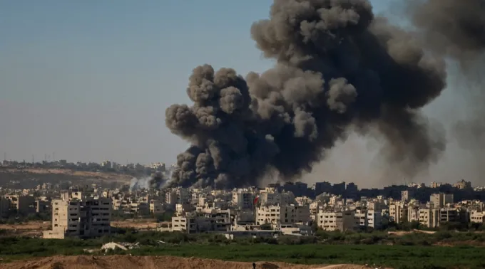 Guerra entre Israel e o Hamas em abril de 2024.