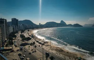 Praia de Copacabana, no Rio de Janeiro