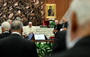 Imagem ilustrativa da primeira sessão do Sínodo da Sinodalidade em outubro de 2023.