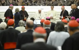 Papa Francisco agradece aos delegados na conclusão do Sínodo da Sinodalidade de 2023.