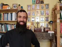 Thiago (João Crisóstomo) S. M. de Moraes, oblato secular beneditino.