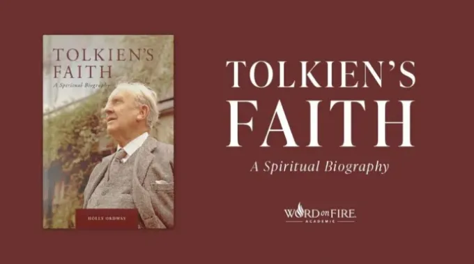 Material de divulgação de Tolkien's Faith, de Holly Ordway. ?? 