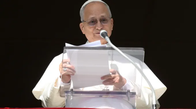 Papa Leão XIV no Ângelus dominical de hoje (25)