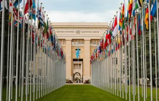 Sede da ONU em Genebra, Suíça.