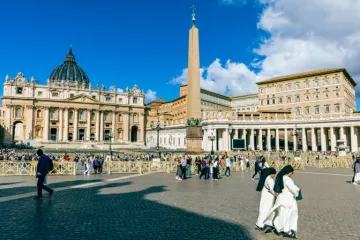 Praça de São Pedro no Vaticano.