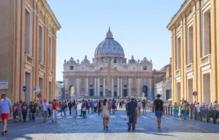 Praça de São Pedro no Vaticano