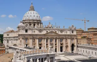 Praça de São Pedro no Vaticano.