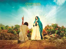 Juan Diego encontra a Virgem de Guadalupe