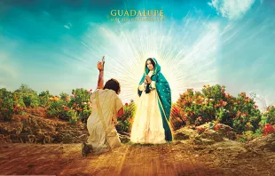 Juan Diego encontra a Virgem de Guadalupe