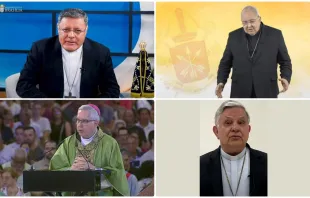 Cardeal Paulo Cezar Costa, cardeal Orani Tempesta, dom Devair Araújo da Fonseca, dom José Francisco Rezende Dias