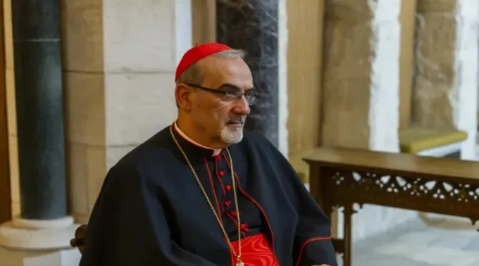 Cardeal Pierbattista Pizzaballa, patriarca latino de Jerusalém, em 20 de outubro de 2023. ?? 