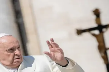 Papa Francisco em audiência geral no Vaticano em 19 de abril de 2023