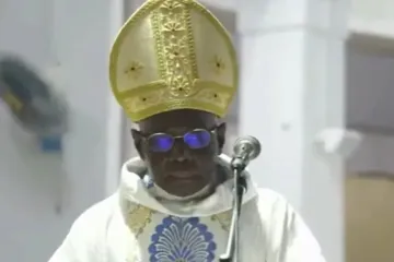 O cardeal Robert Sarah durante a missa de abertura do primeiro Congresso Internacional de Liturgistas Africanos em Dakar, Senegal