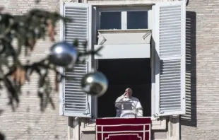 O papa Francisco na oração do ângelus de hoje (10) no Vaticano.