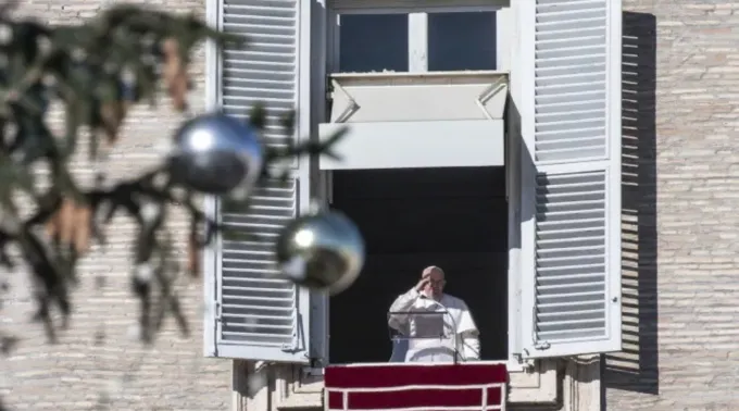 O papa Francisco na oração do ângelus de hoje (10) no Vaticano ?? 