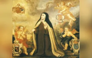 Ana de Lobera y Torres (1545-1621), mais conhecida pelo seu nome religioso irmã Ana de Jesús, ajudou a expandir os carmelitas descalços para a França e a Bélgica. Pintura no mosteiro das Carmelitas Descalças, Bruxelas, cerca de 1650.