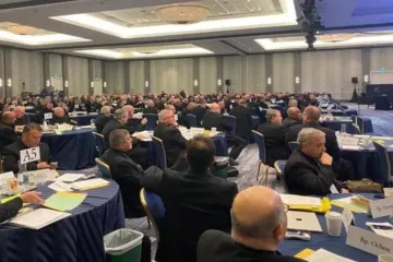 A Conferência dos Bispos Católicos dos EUA em reunião plenária de outono em 14 de novembro de 2023, em Baltimore, nos EUA