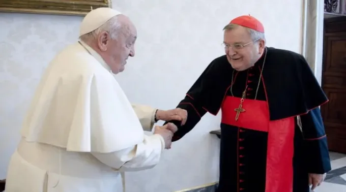 Papa Francisco e cardeal Raymond Burke no Vaticano ?? 