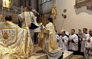 Dom Fernando Rifan celebrou ontem missa tradicional em latim ontem (11) na Basílica Histórica de Nossa Senhora Aparecida em Aparecida (SP).