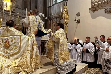 Dom Fernando Rifan celebra missa tradicional em Aparecida (SP)