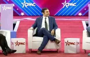 O presidente do American Principles Project, Terry Schilling. em debate na Conferência de Ação Política Conservadora (CPAC, na sigla em inglês) ontem (22) em National Harbor, Maryland, nos EUA.