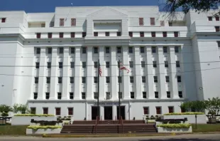 A Câmara Estadual do Alabama, localizada em Montgomery, Alabama, nos EUA.