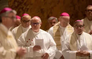 Bispos alemães em Roma, na Itália, em 17 de novembro de 2022.