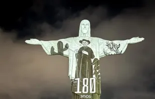 Imagem do Padre Cícero no Cristo Redentor.