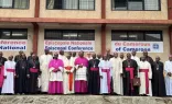 Cardeal Sarah com membros da Conferência Episcopal Nacional dos Camarões (NECC, na sigla em inglês)