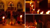 Missa à luz de velas reúne centenas de jovens todas as semanas na França